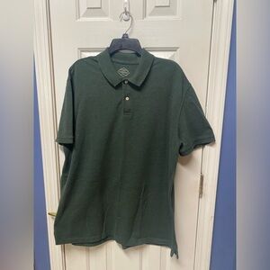 St. John Bay mint green men, short sleeve legacy polo shirt size XL